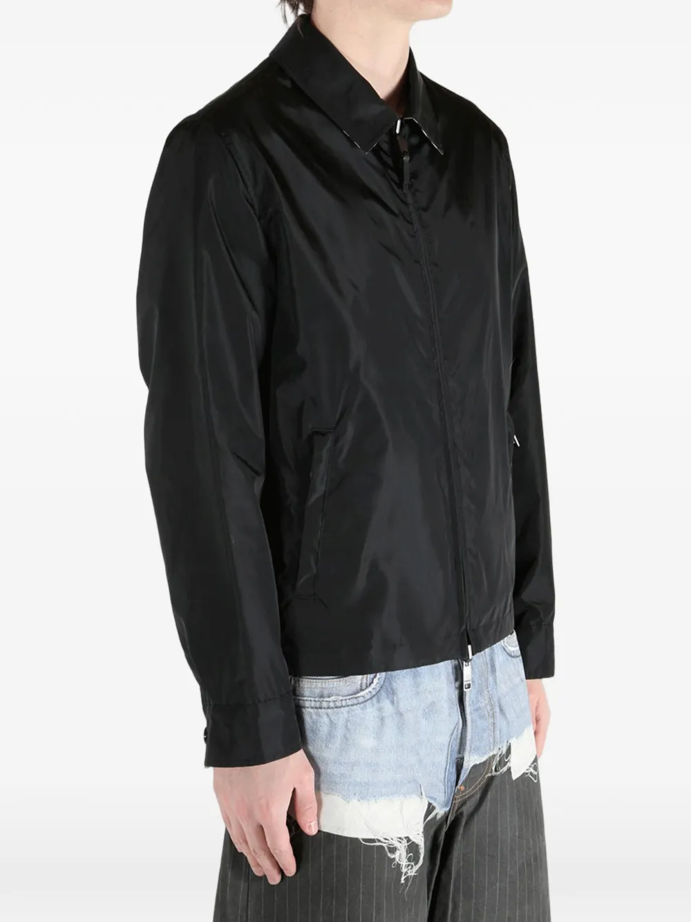 Burberry Bloomsbury Harrington omkeerbaar jack Zwart