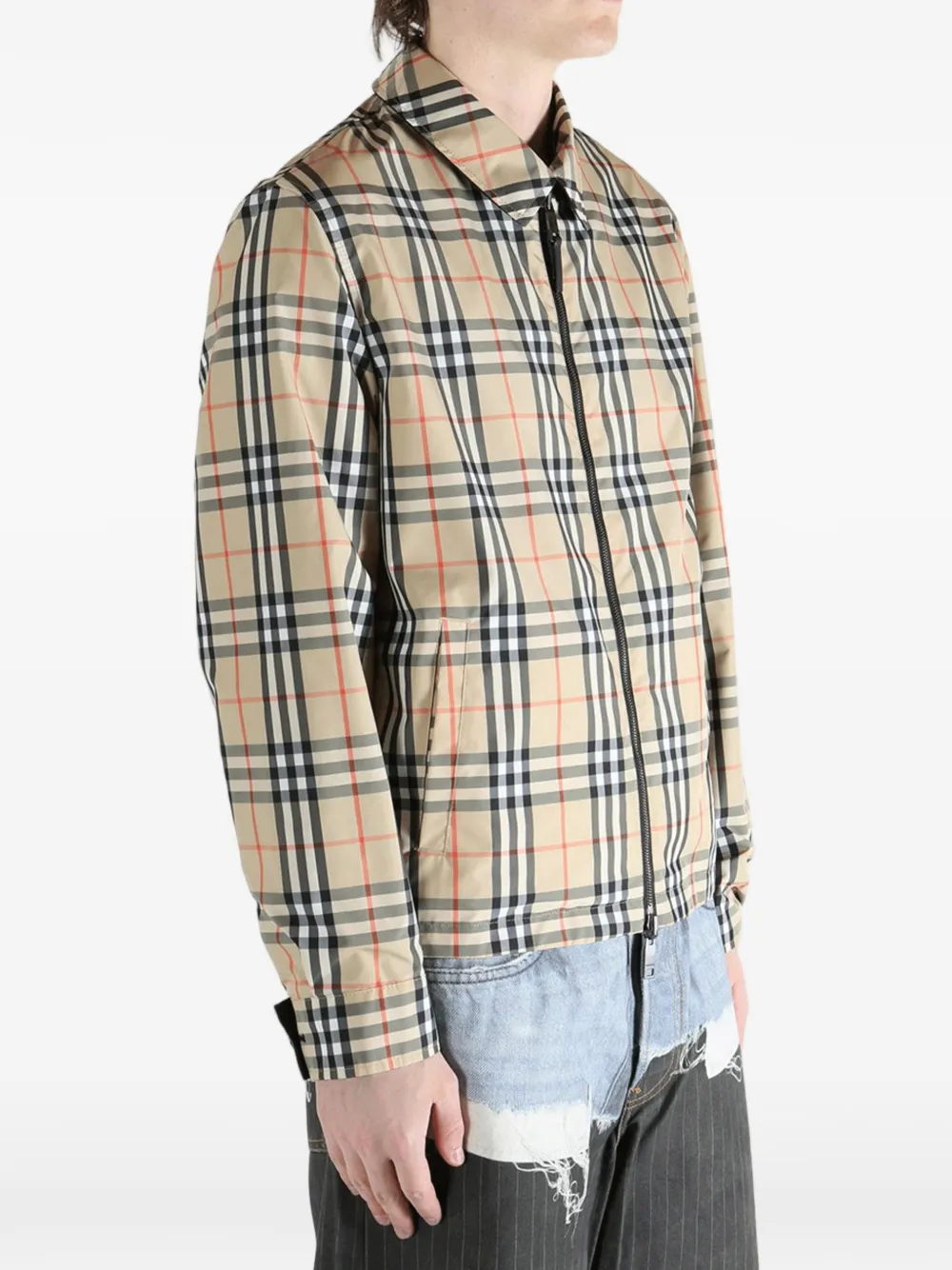 Burberry Bloomsbury Harrington omkeerbaar jack Zwart