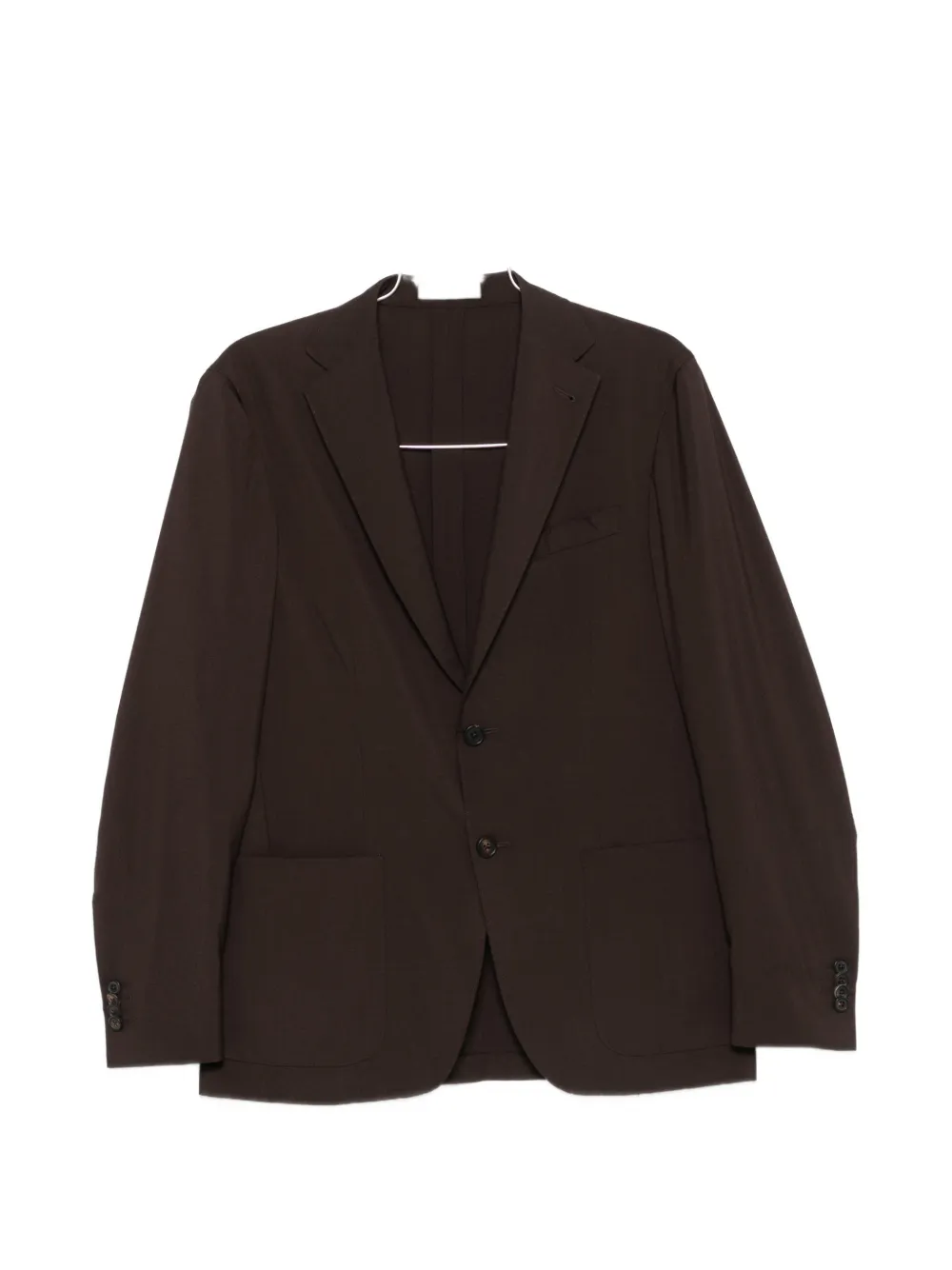 Corneliani notched-lapel blazer - Marrone