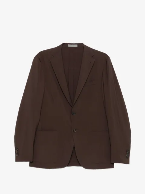 Corneliani blazer à revers crantés