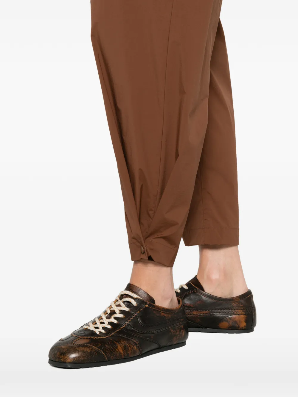 Herno Broek met trekkoord Bruin