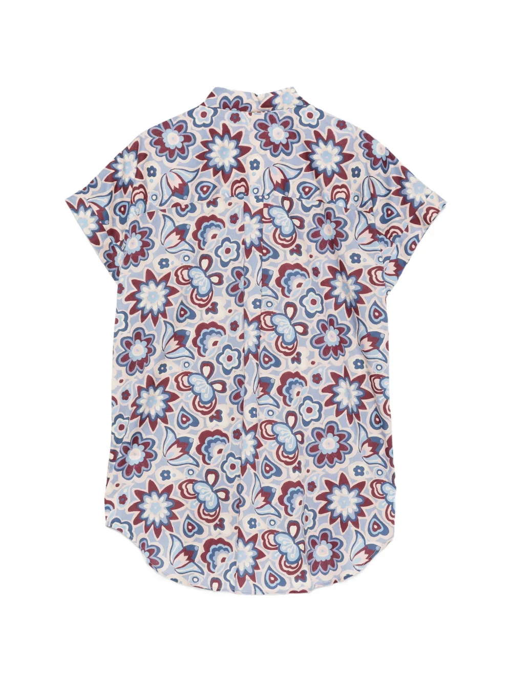  Xacus Camisa Con Estampado Floral - Azul 