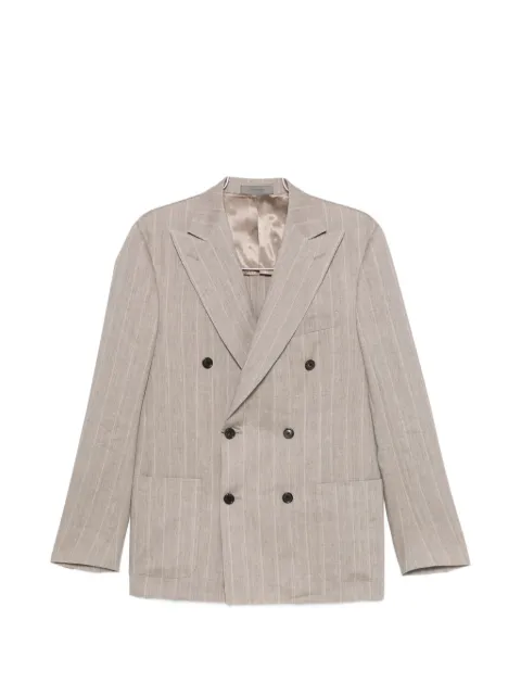 Corneliani pinstripe double-breasted suit