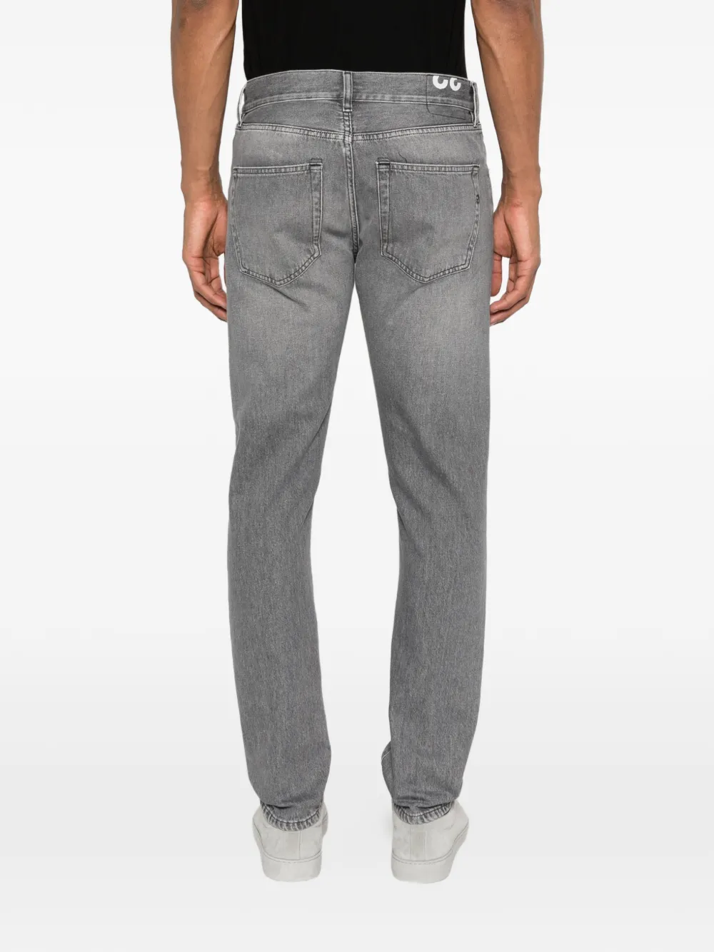 DONDUP Jeans met knopen Grijs