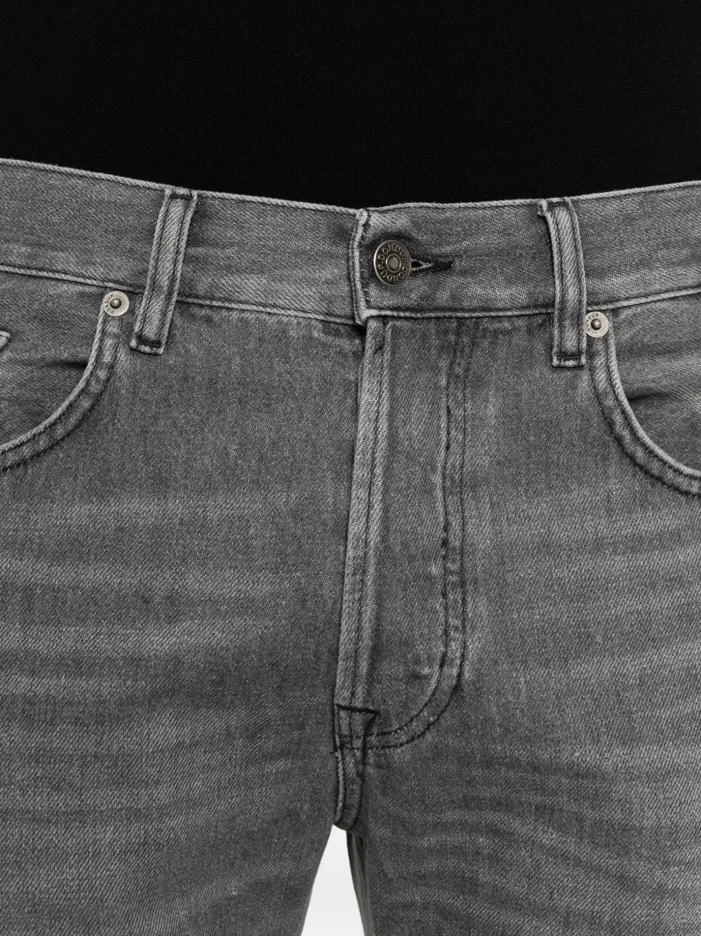 DONDUP Jeans met knopen Grijs