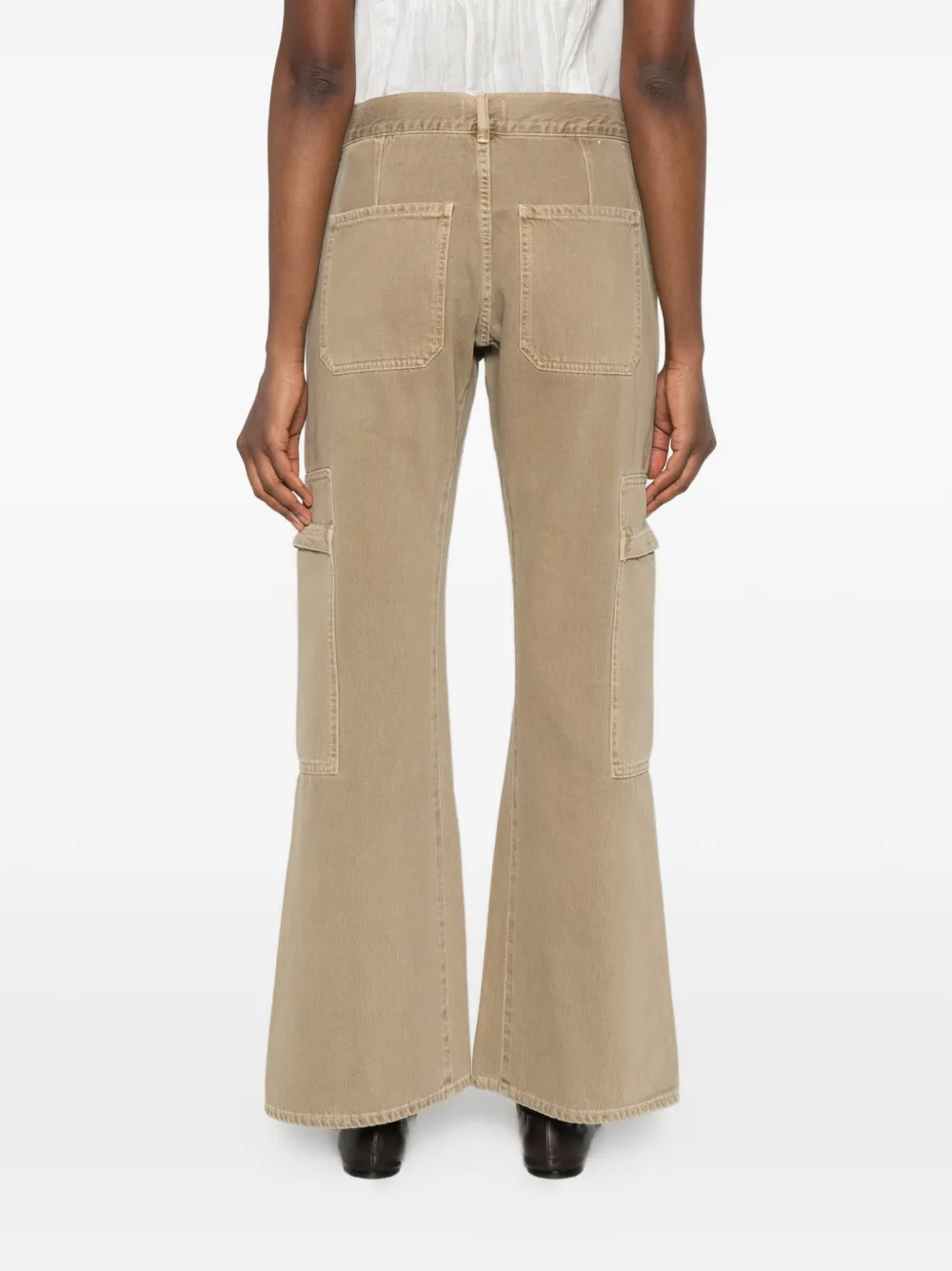 Citizens of Humanity Sienna jeans met opgestikte zak Beige