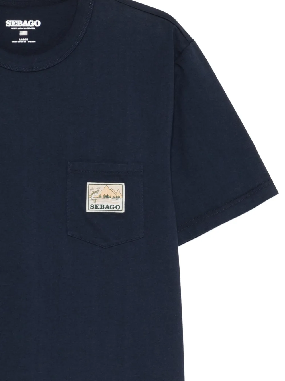  Sebago Unionriver Pocket T-shirt - Blue 