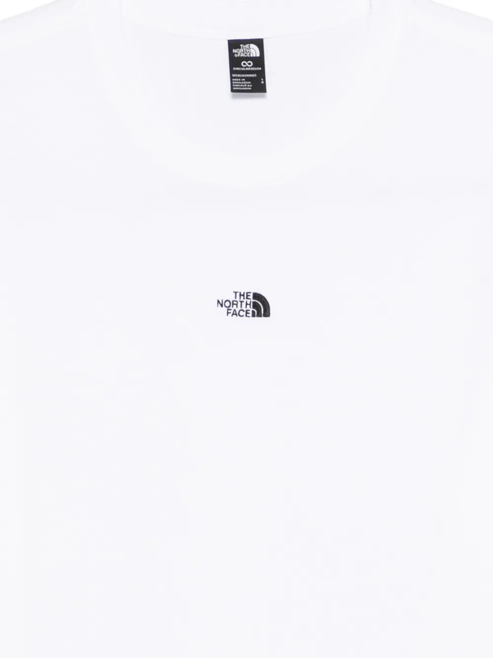 The North Face T-shirt met geborduurd logo Wit