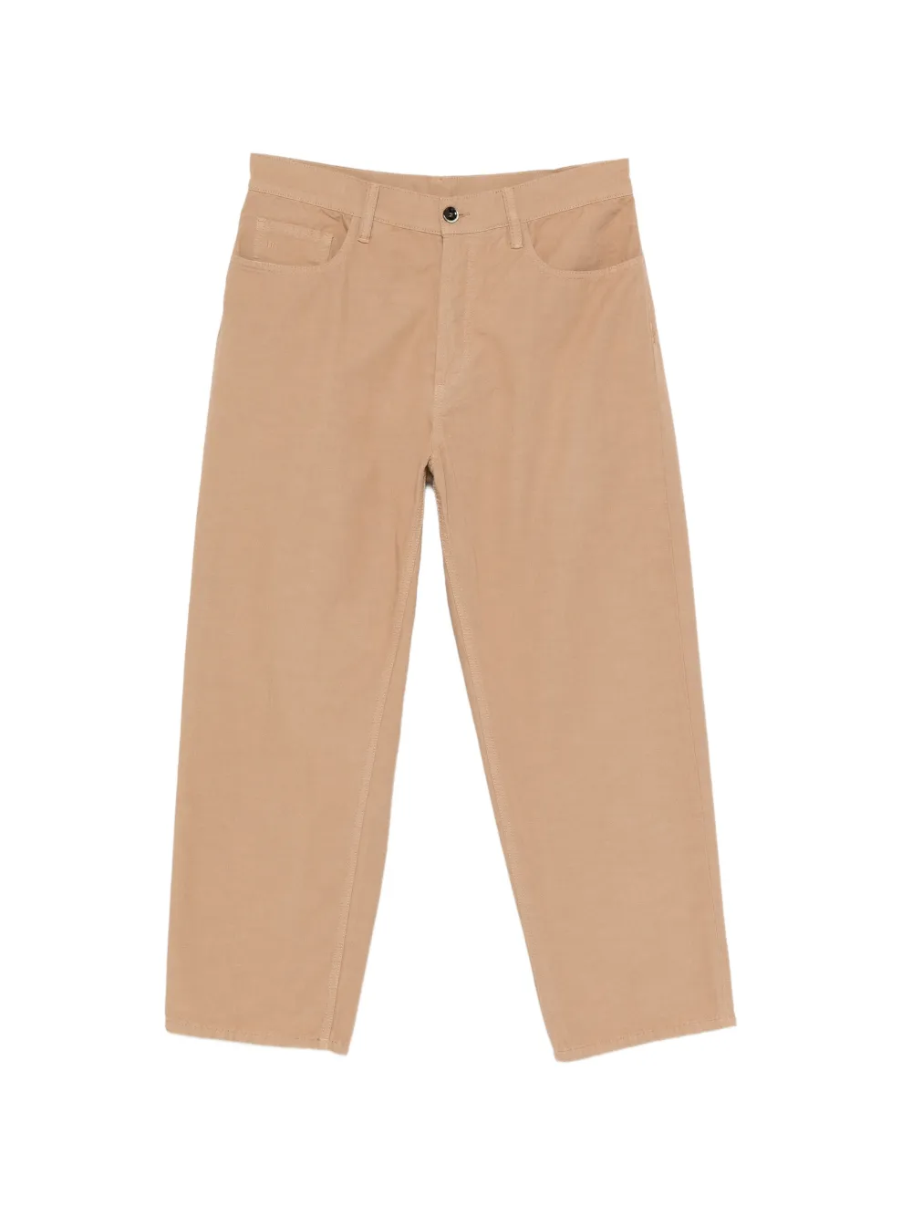 Nine In The Morning Albert cotton trousers - Marrone