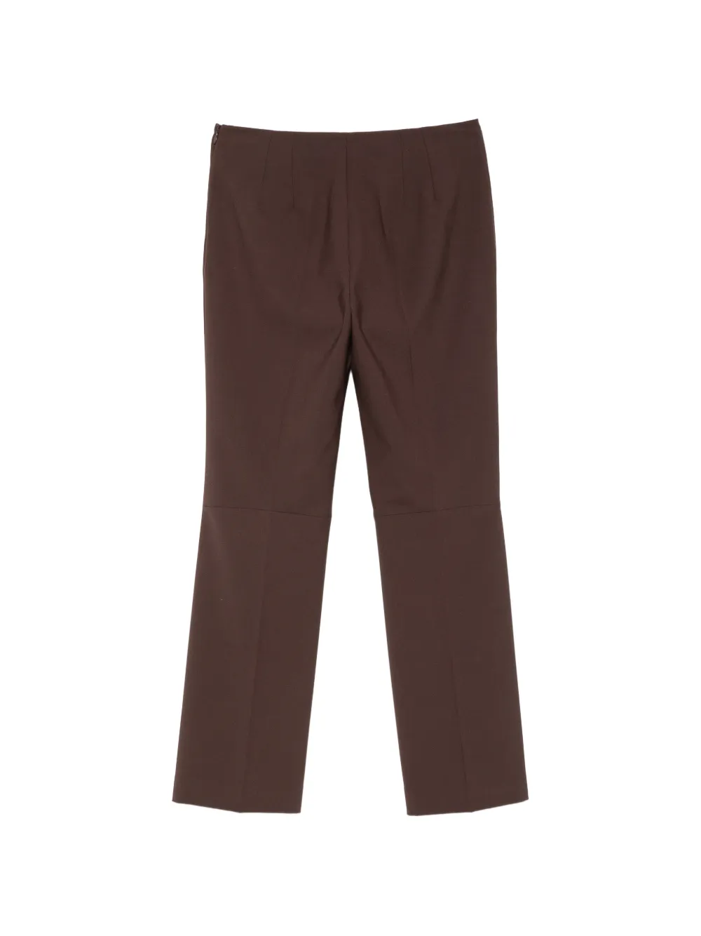  Semicouture Pressed-crease Trousers - Brown 