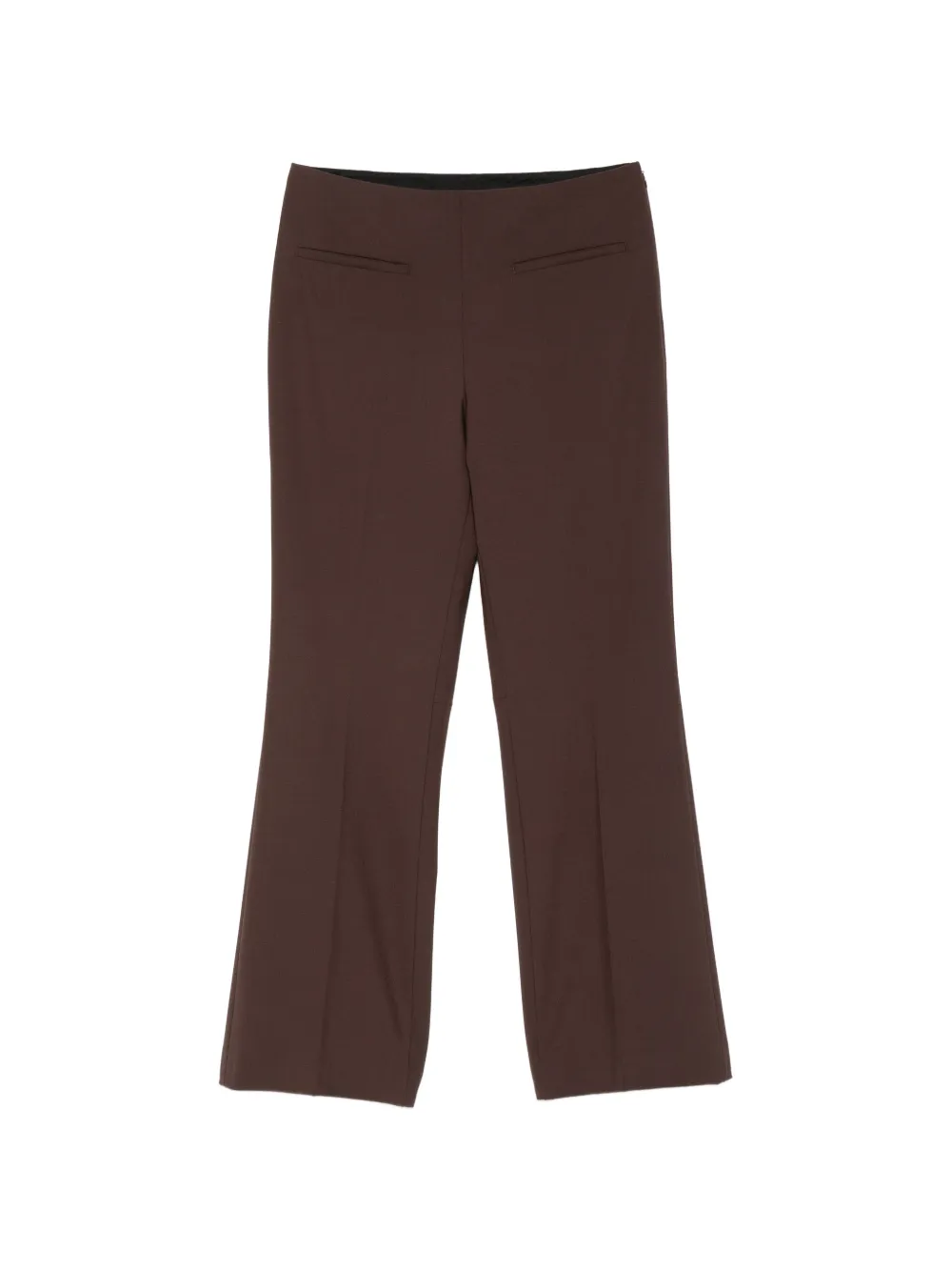 Semicouture pressed-crease trousers - Marrone
