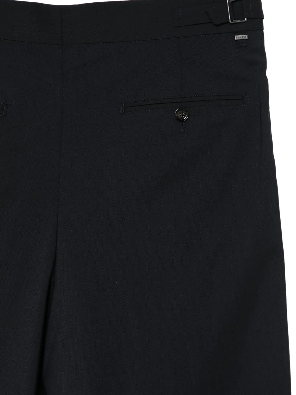  Be Able Pleat Detail Trousers - Blue 