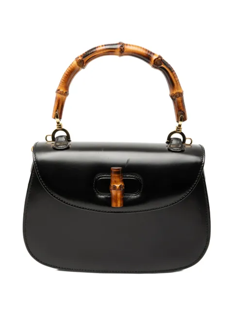 Gucci Pre-Owned 20th Century Small Calfskin Bamboo Night satchel