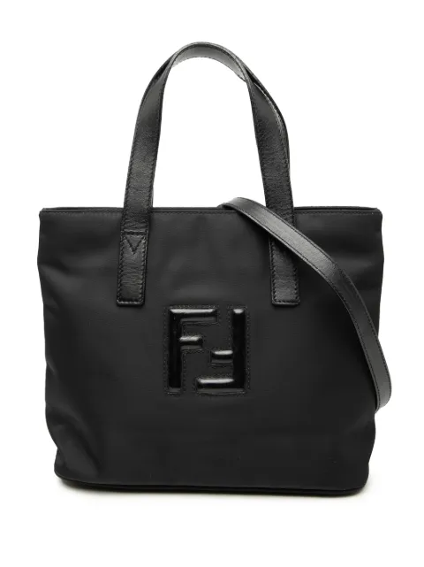 Fendi Pre-Owned 20th Century Nylon FF satchel