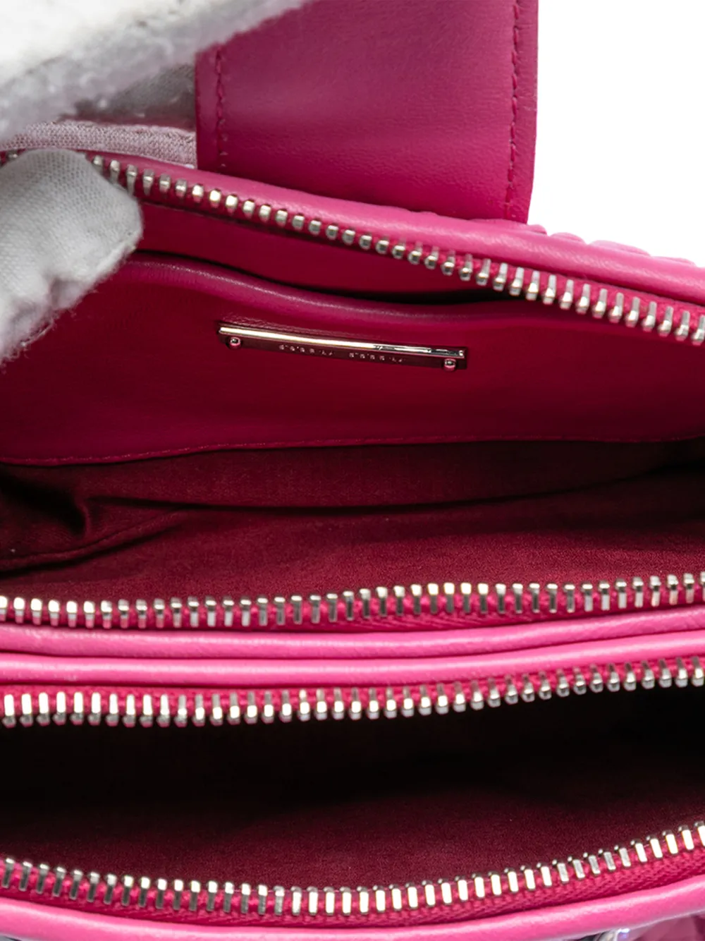 2021-2025 Matelasse Nappa Crystal Chain Satchel