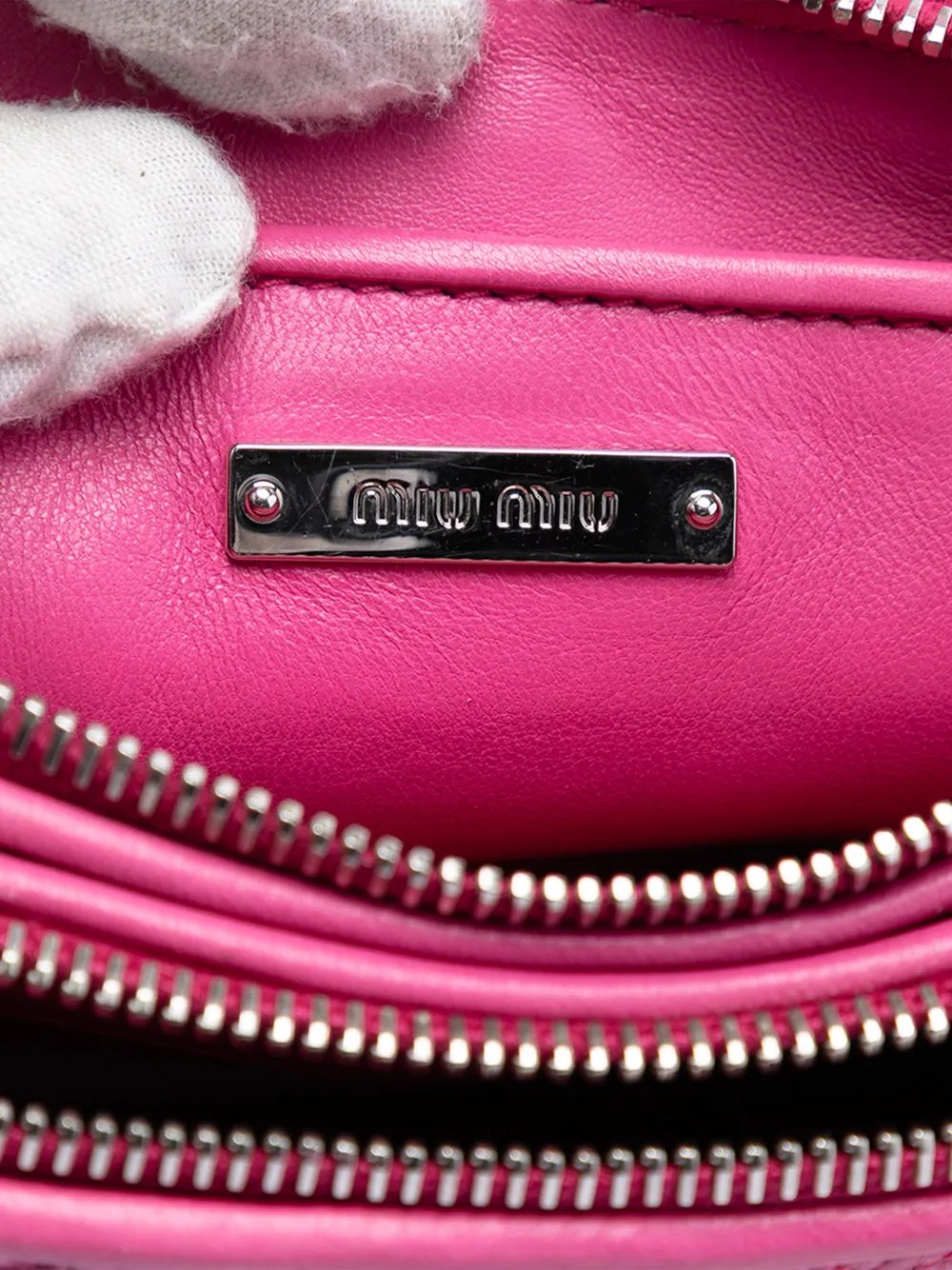 2021-2025 Matelasse Nappa Crystal Chain Satchel