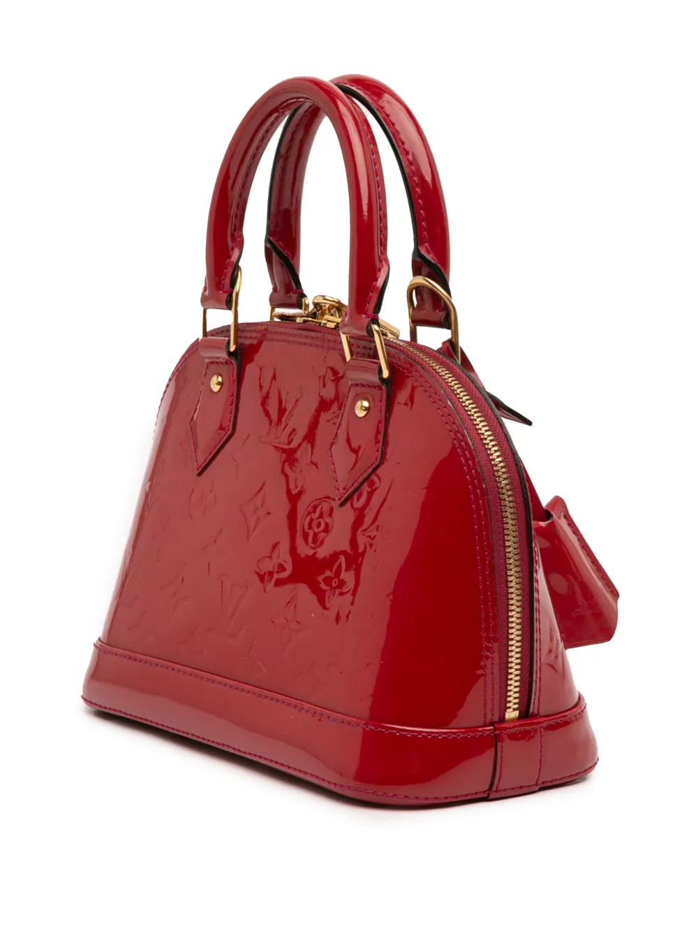 2013 Monogram Vernis Alma Bb Satchel