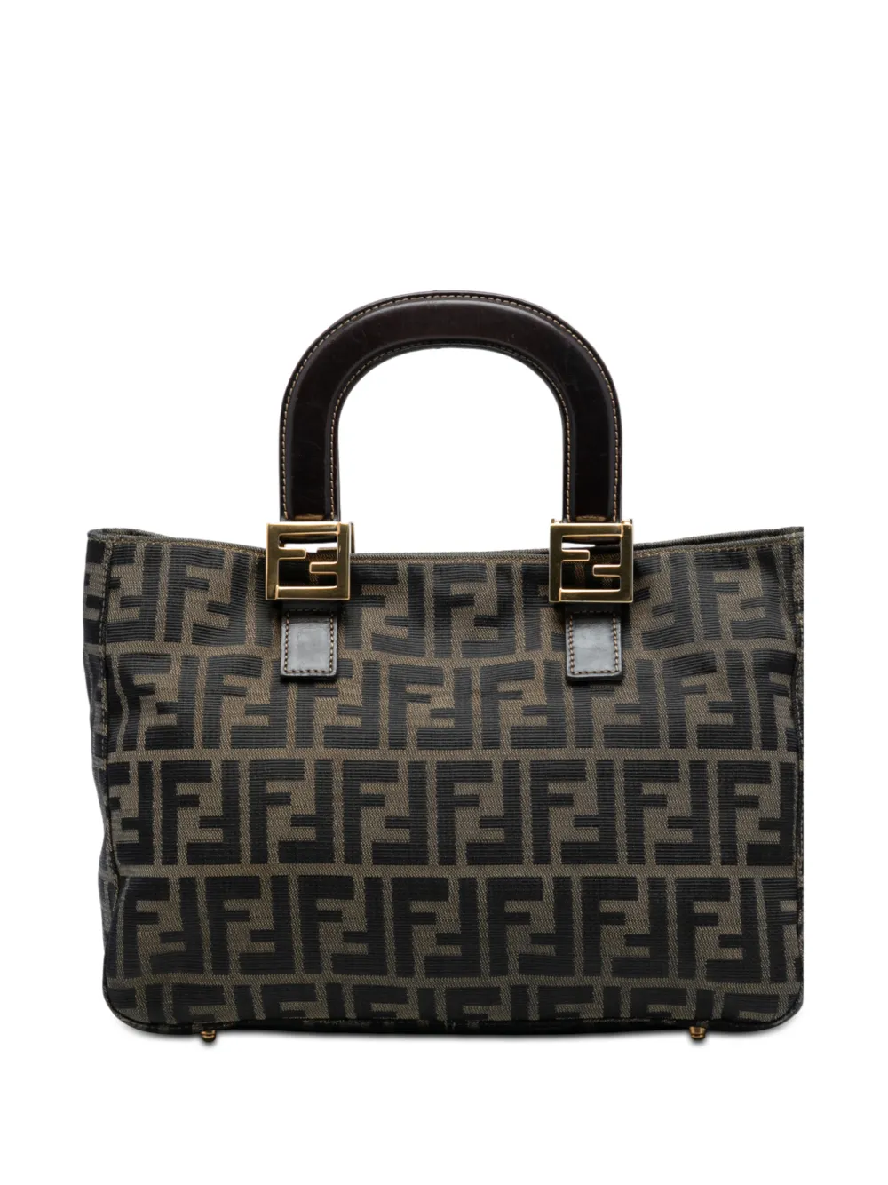 Fendi Pre-Owned 20th Century Small Zucca Canvas Twins tote bag - Brown