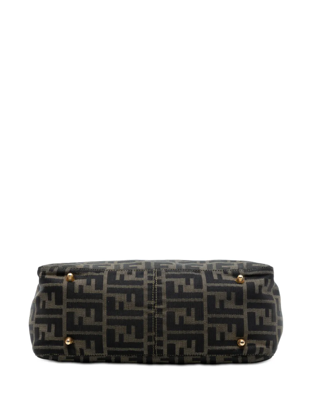Fendi Pre-Owned 20th Century Small Zucca Canvas Twins Tote 