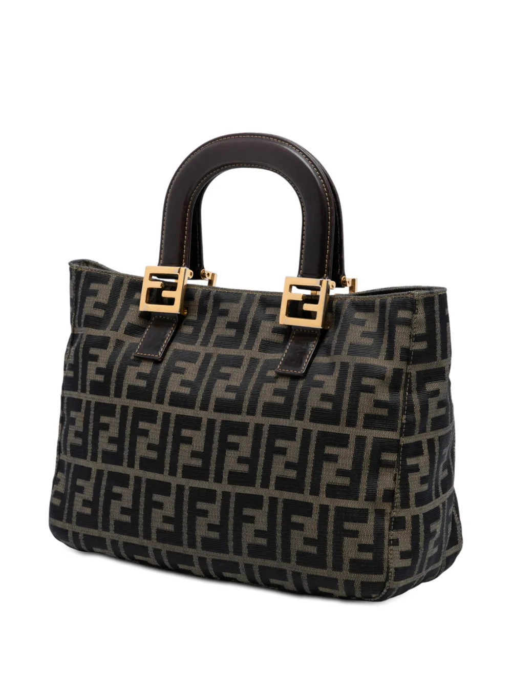 Fendi Pre-Owned 20th Century Small Zucca Canvas Twins Tote  display picture 3