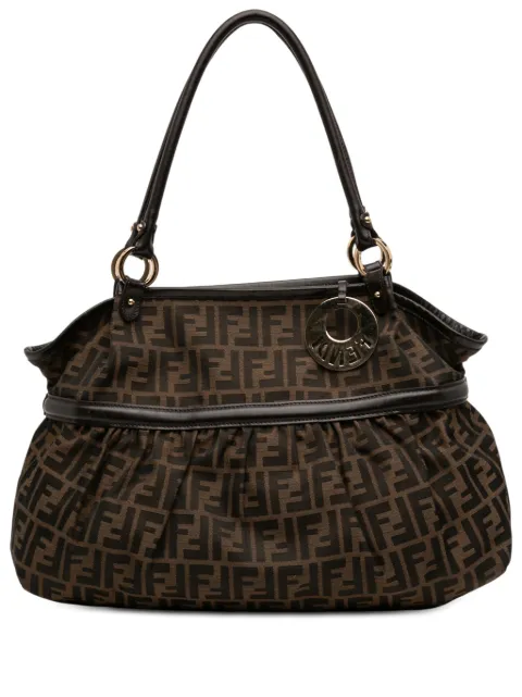 Fendi Pre-Owned 2000-2010 Large Zucca Canvas Chef shoulder bag