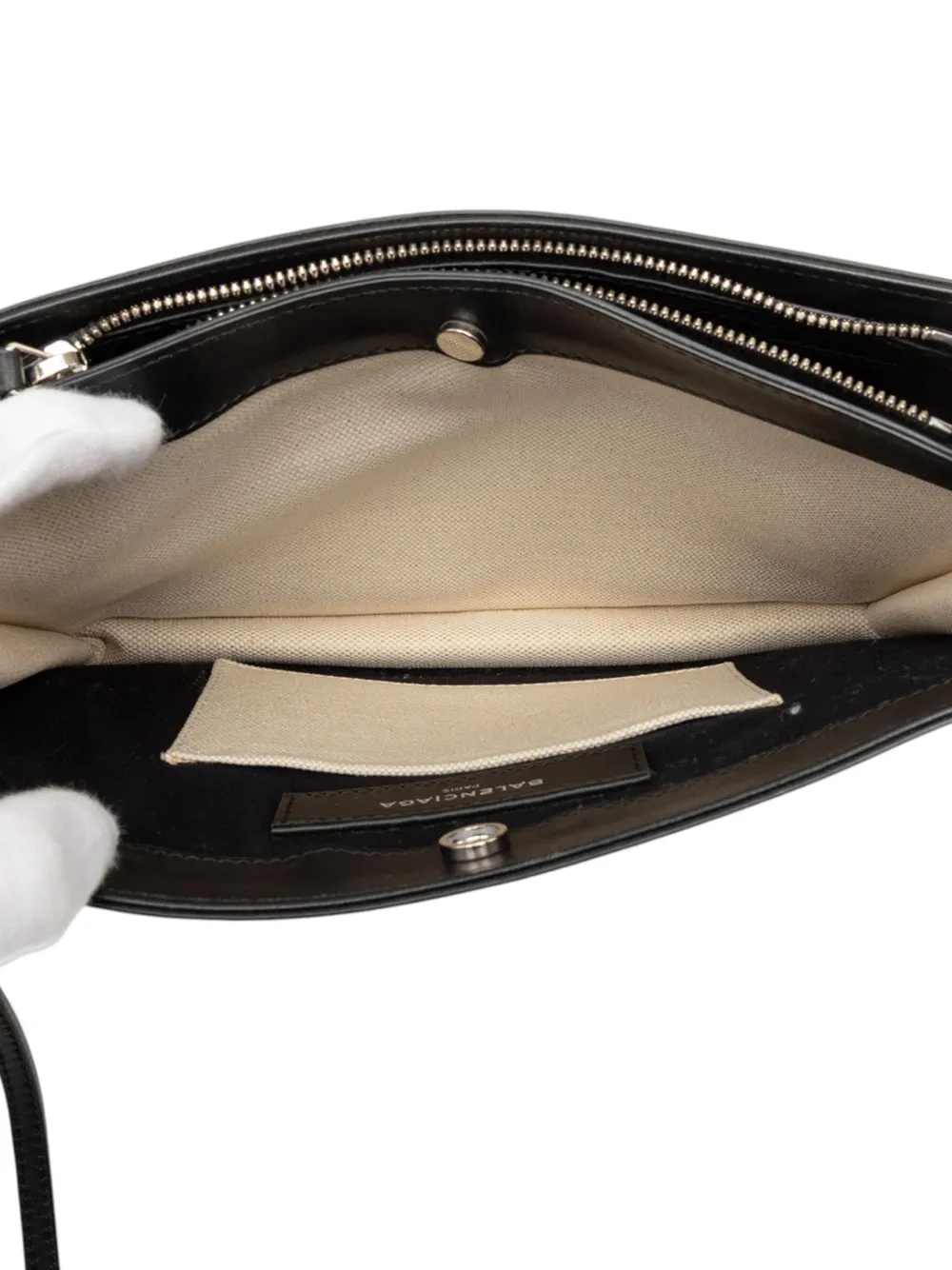 2018 Canvas Navy Pochette Crossbody Bag