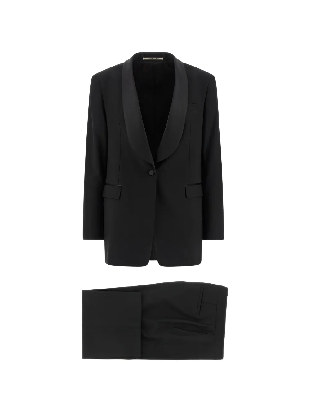 Tagliatore Clarita virgin wool suit - Nero