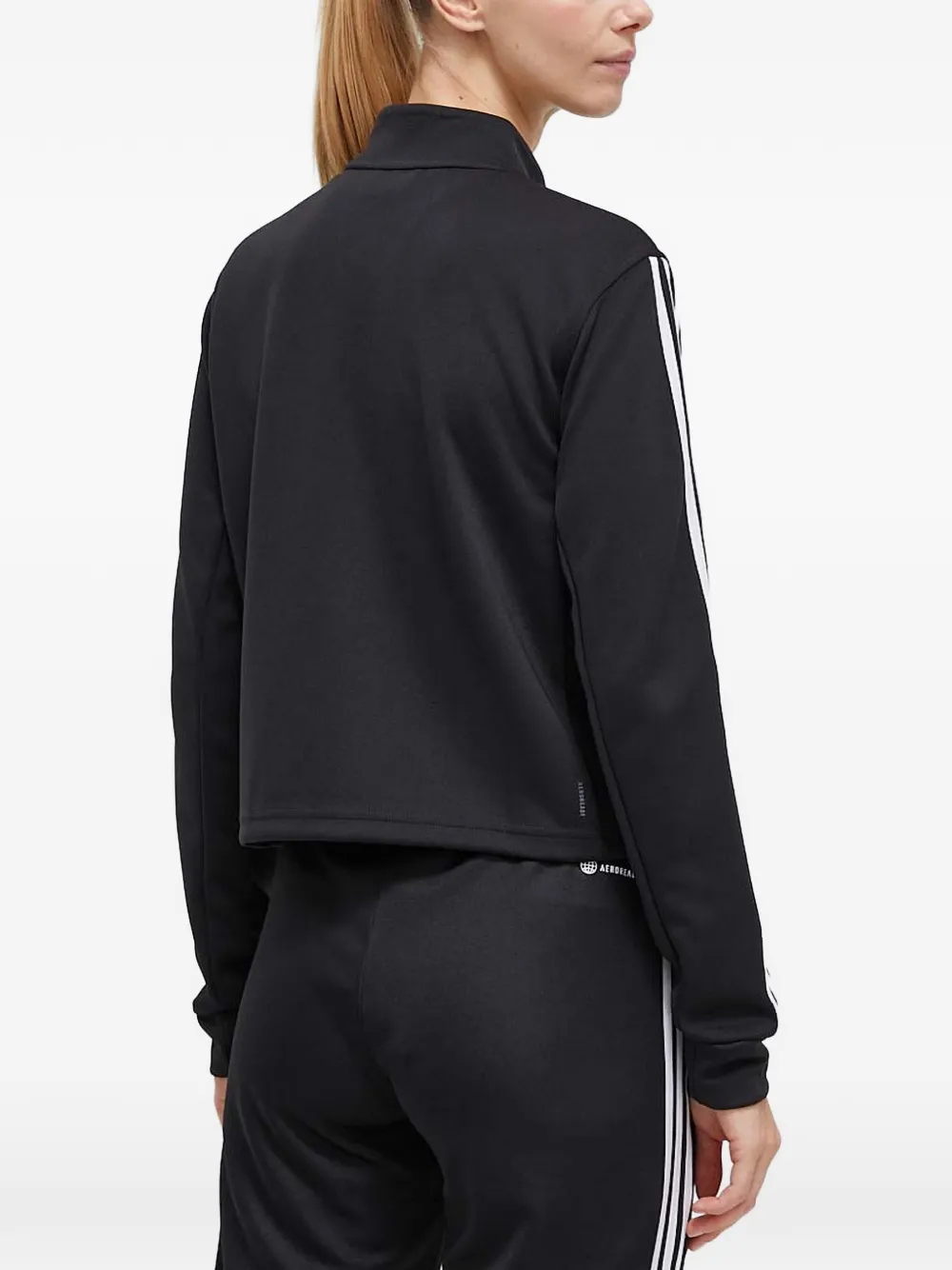 adidas sleeves-stripe sweatshirt Zwart