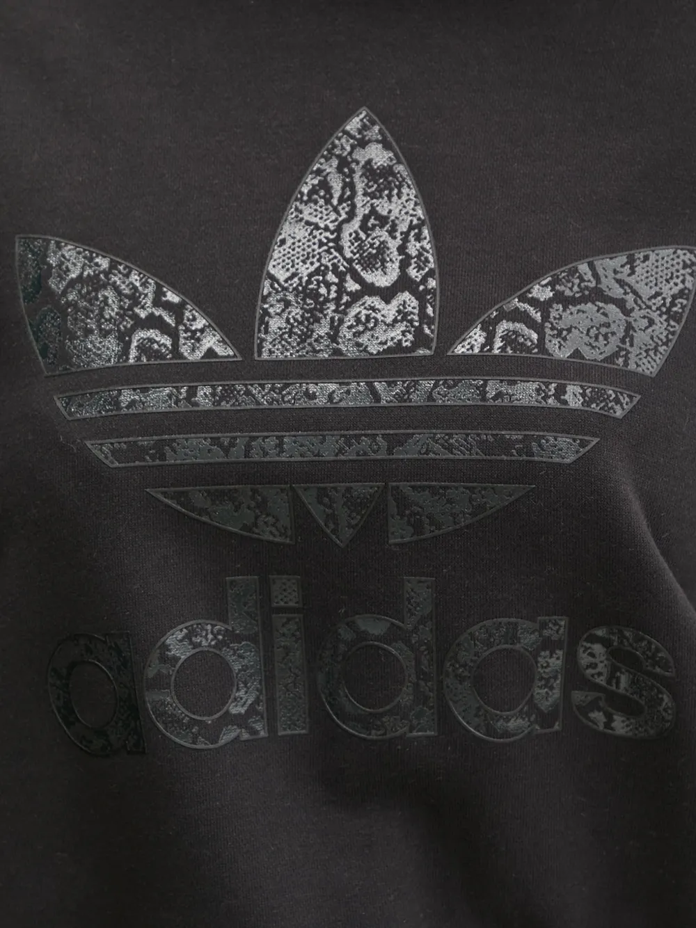 adidas logo-detail sweatshirt Zwart