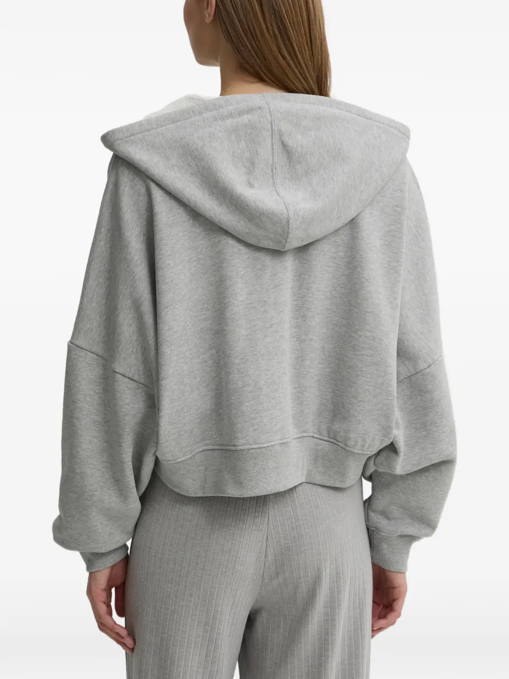 adidas Sweater met rits en capuchon Grijs