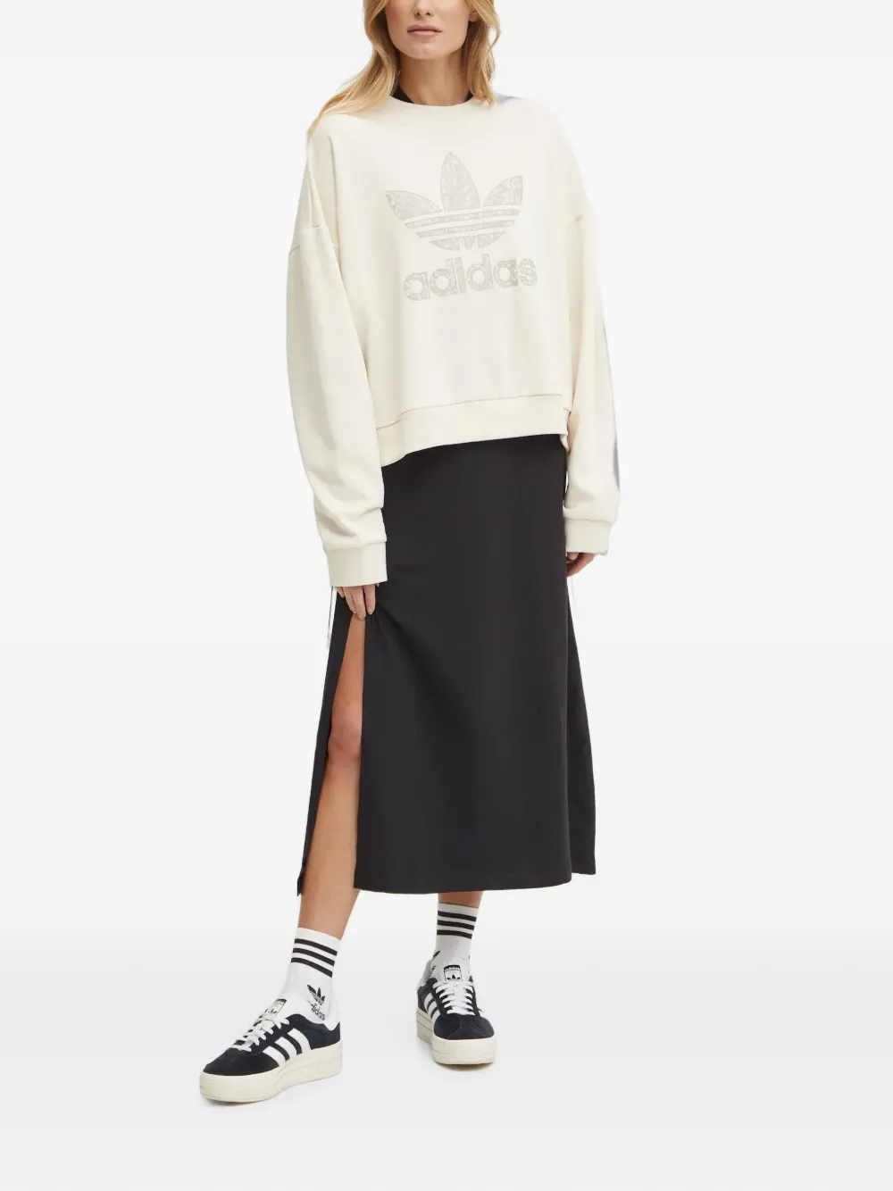 adidas Sweater met logo Wit