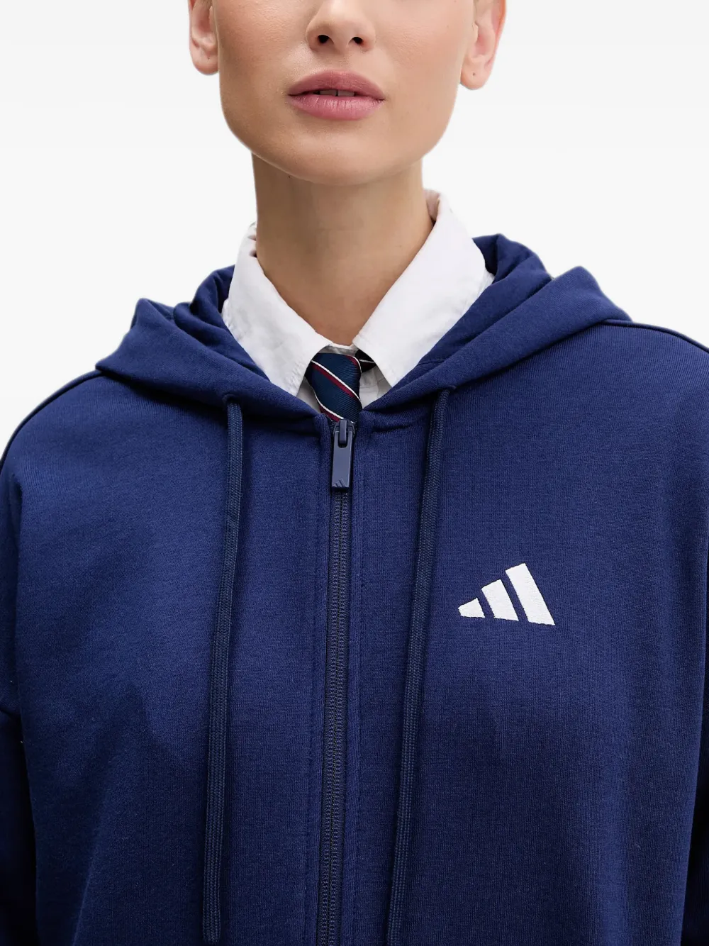 adidas Hoodie met rits Blauw