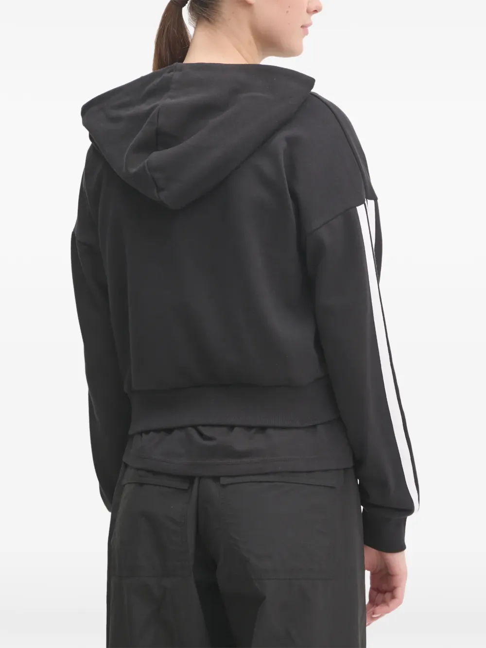 adidas Hoodie met rits Zwart