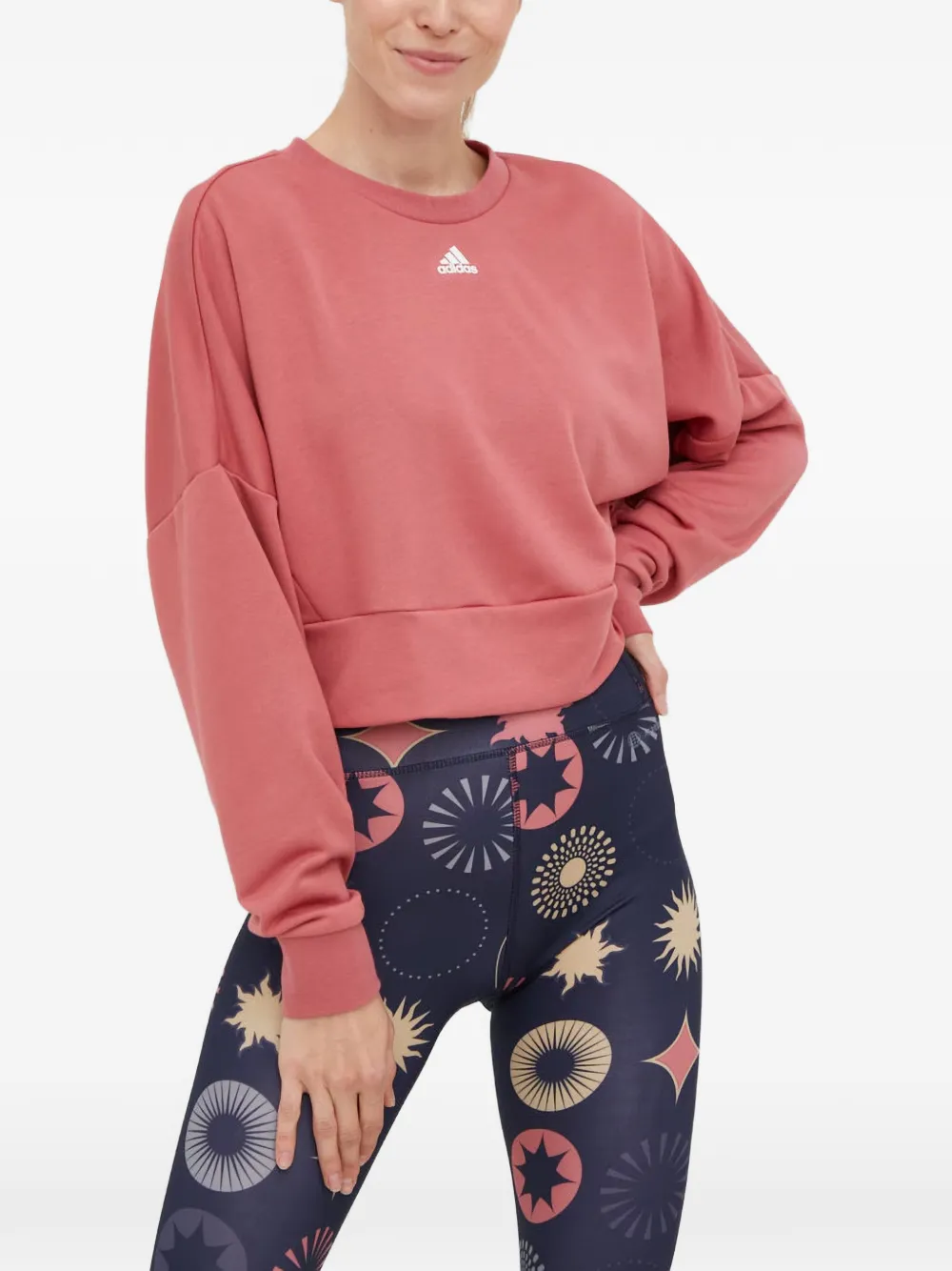 Adidas Originals Long-sleeve Sweatshirt In Pink