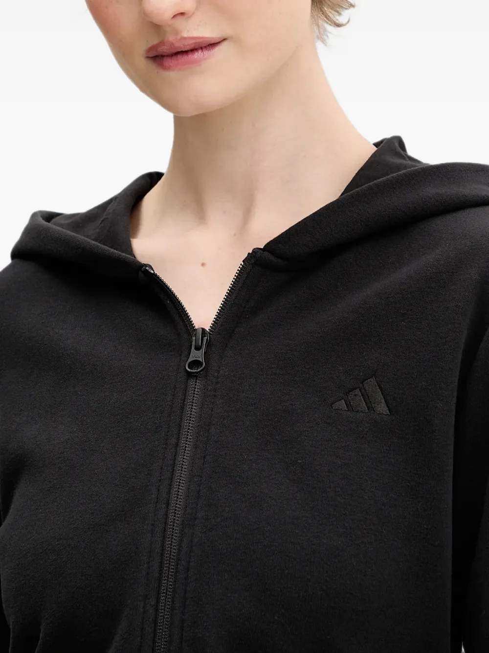 adidas Seasonal Essentials hoodie met rits Zwart