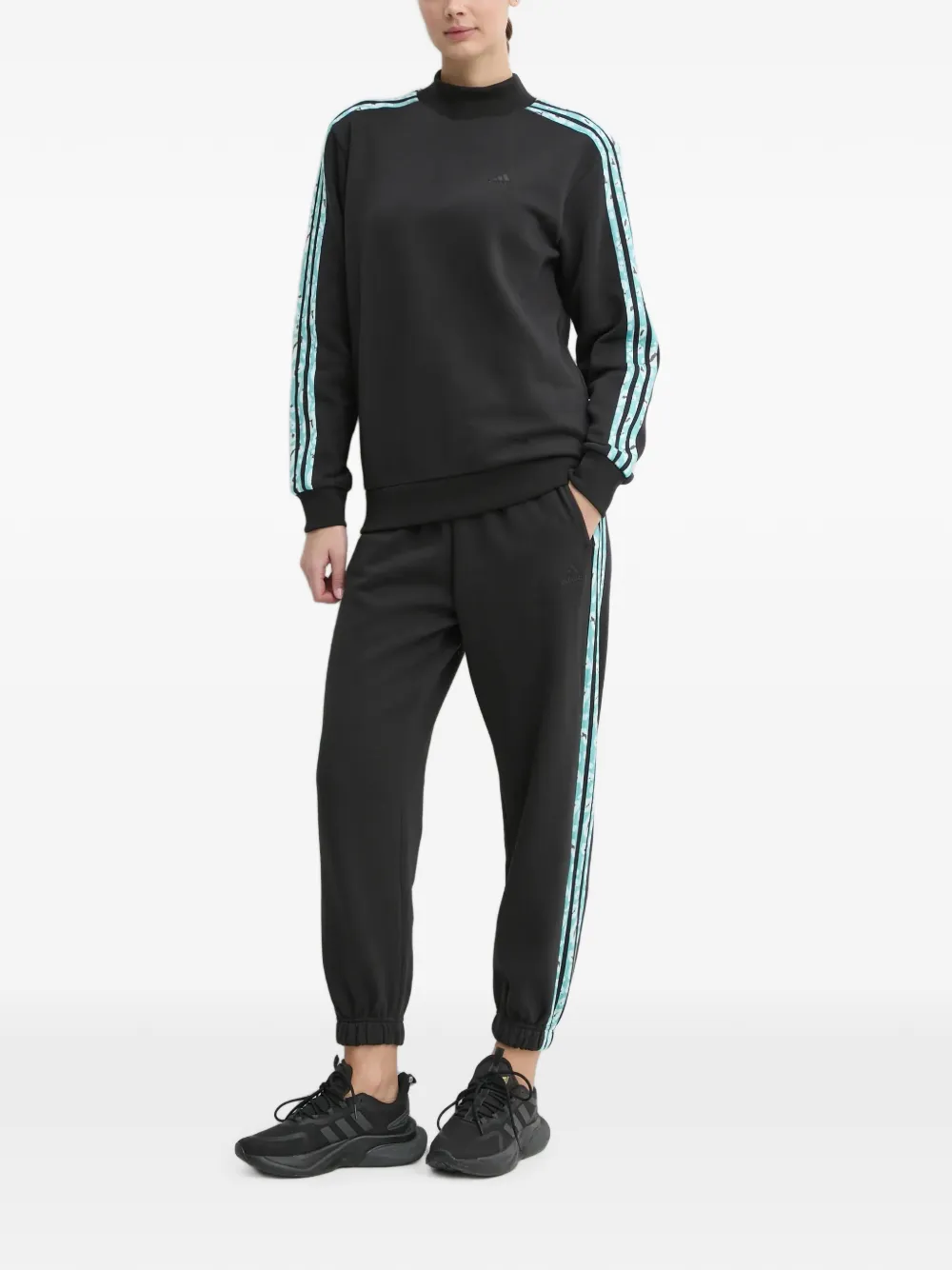adidas Essentials 3-Stripes sweater Zwart