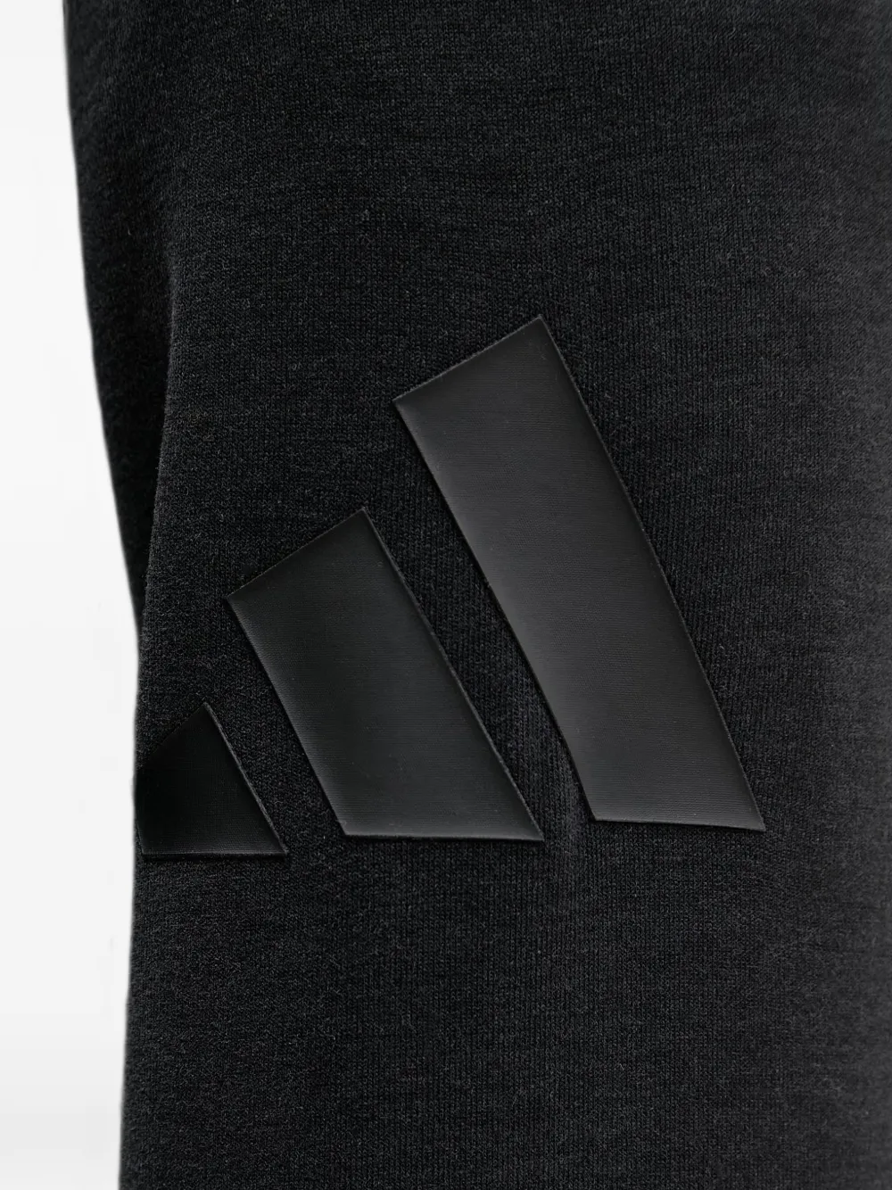 adidas Soft Lux Slim top met hoge hals en rits Zwart
