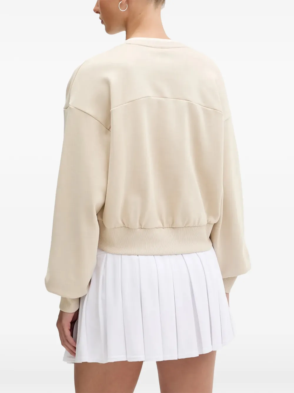 adidas Stadium Crew sweater met logo-print Beige