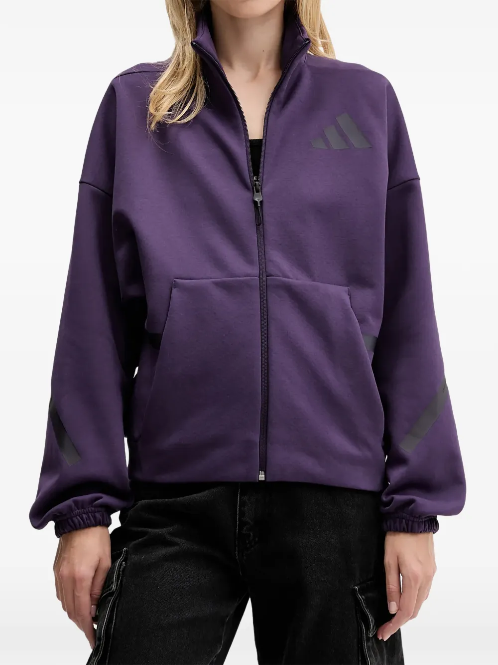 adidas Z.N.E. logo-print sweatshirt - Violett