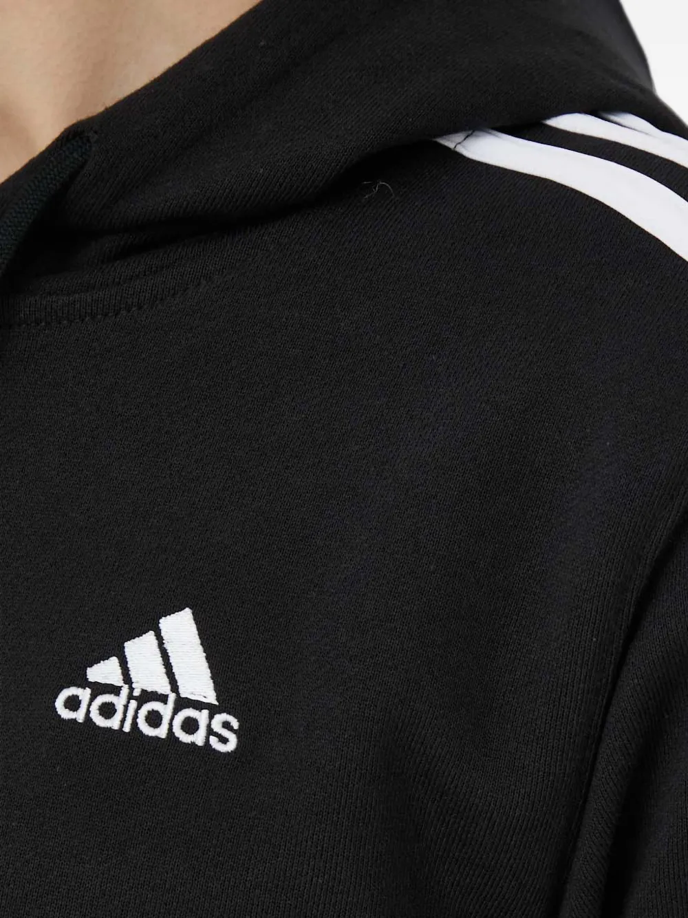 adidas Hoodie met logoprint Zwart