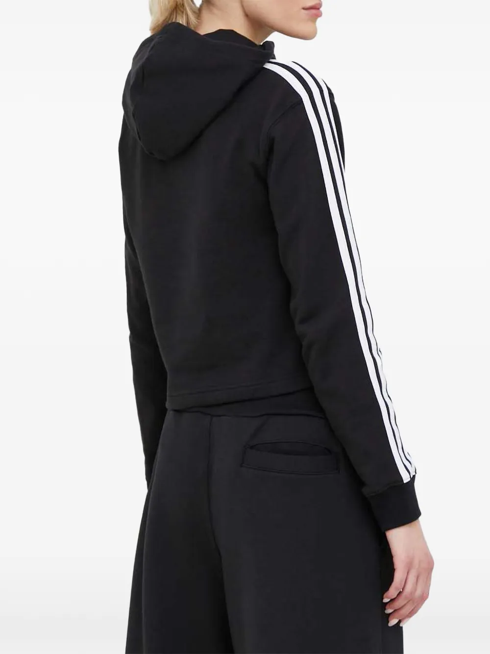 adidas Hoodie met logoprint Zwart
