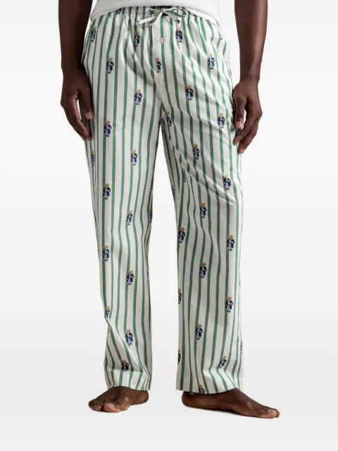 Polo Ralph Lauren Polo Bear striped pajamas trousers