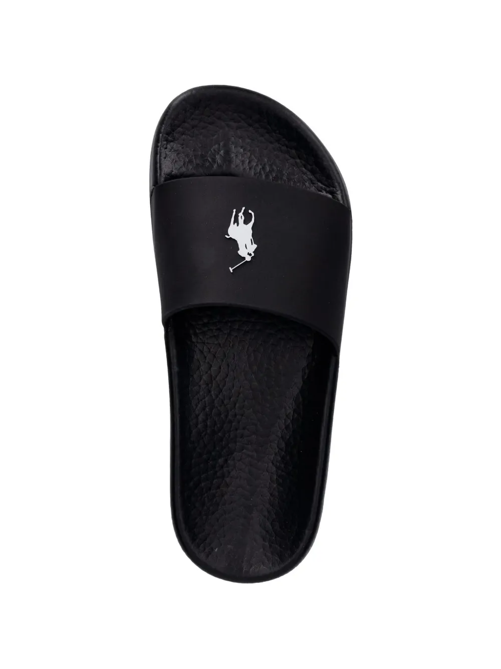 Polo Ralph Lauren logo-print slides Zwart