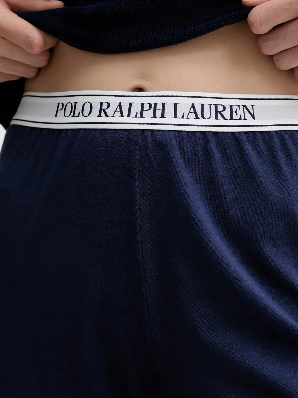 Polo Ralph Lauren Pyjamabroek met logo-tailleband Blauw