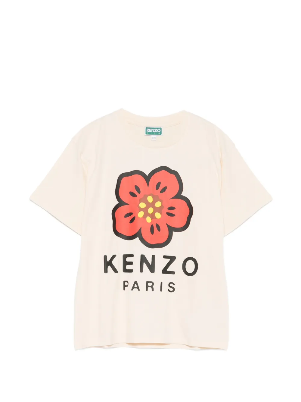 Kenzo Kids floral print T-shirt - Toni neutri