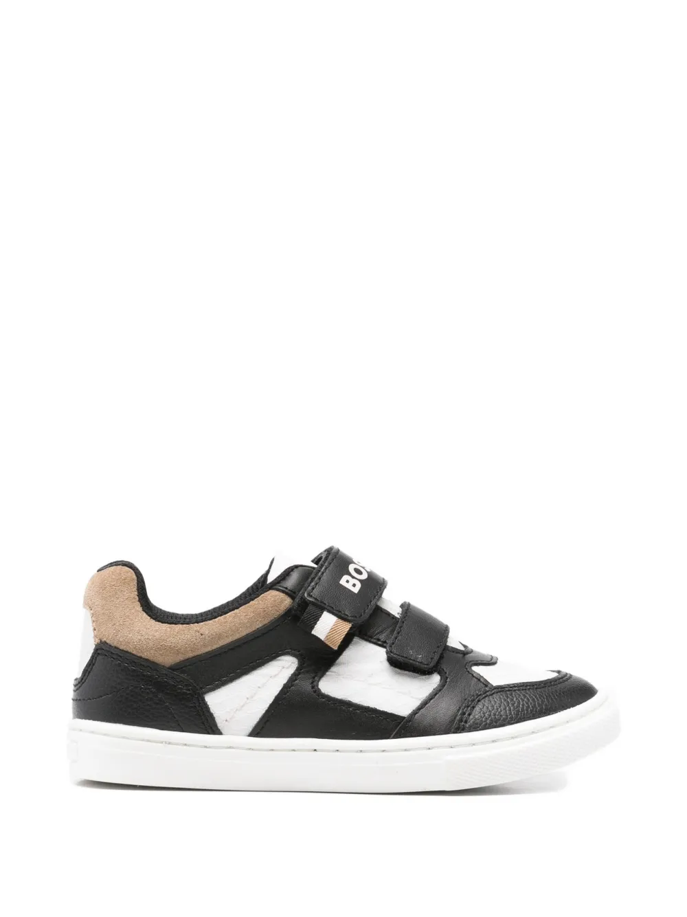 BOSS Kidswear Sneakers met klittenband Zwart