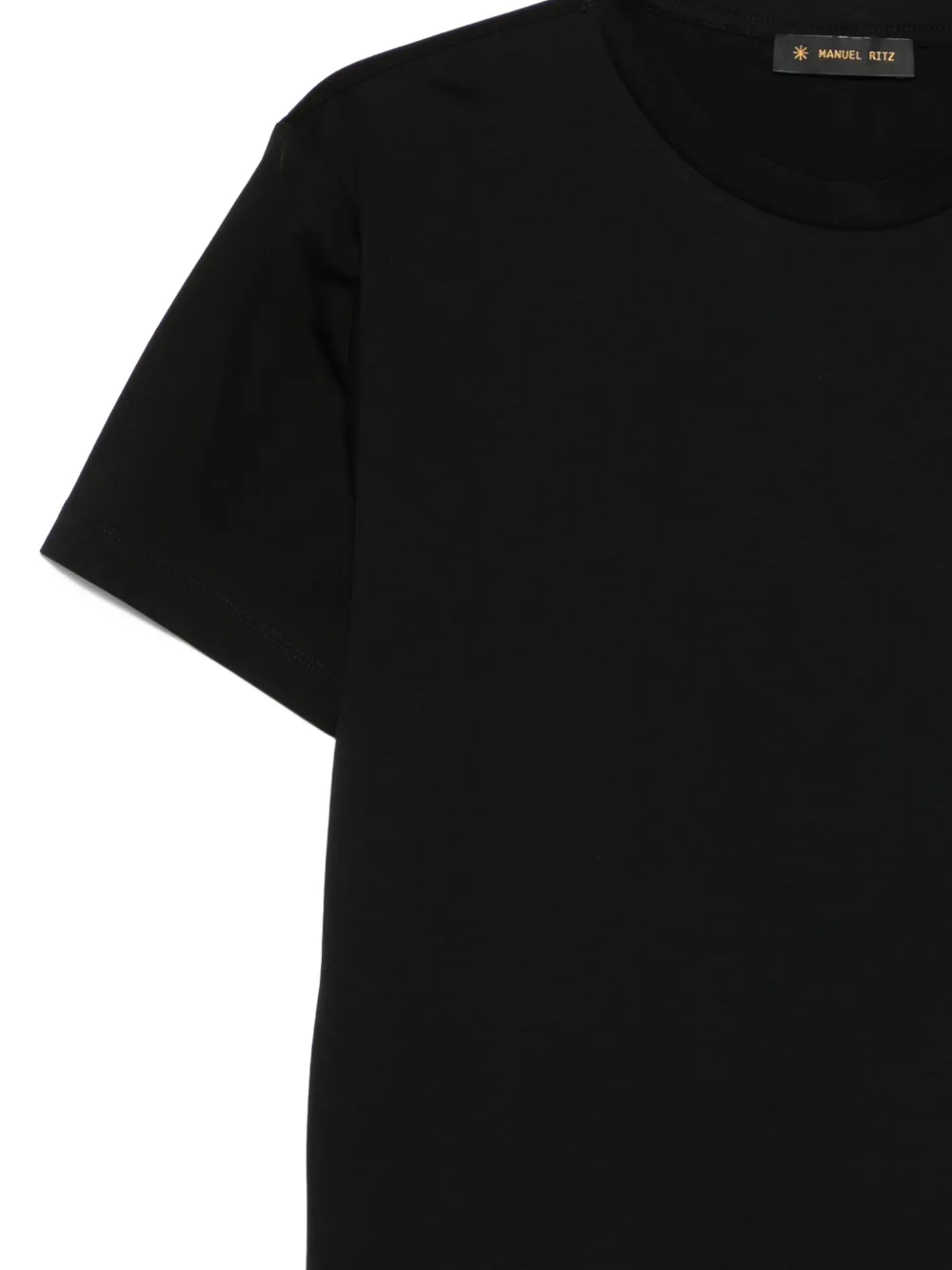 Manuel Ritz T-shirt met ronde hals Zwart