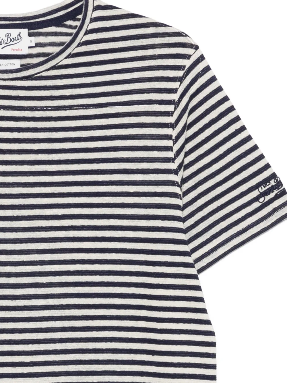 MC2 Saint Barth Dover gestreept T-shirt Blauw