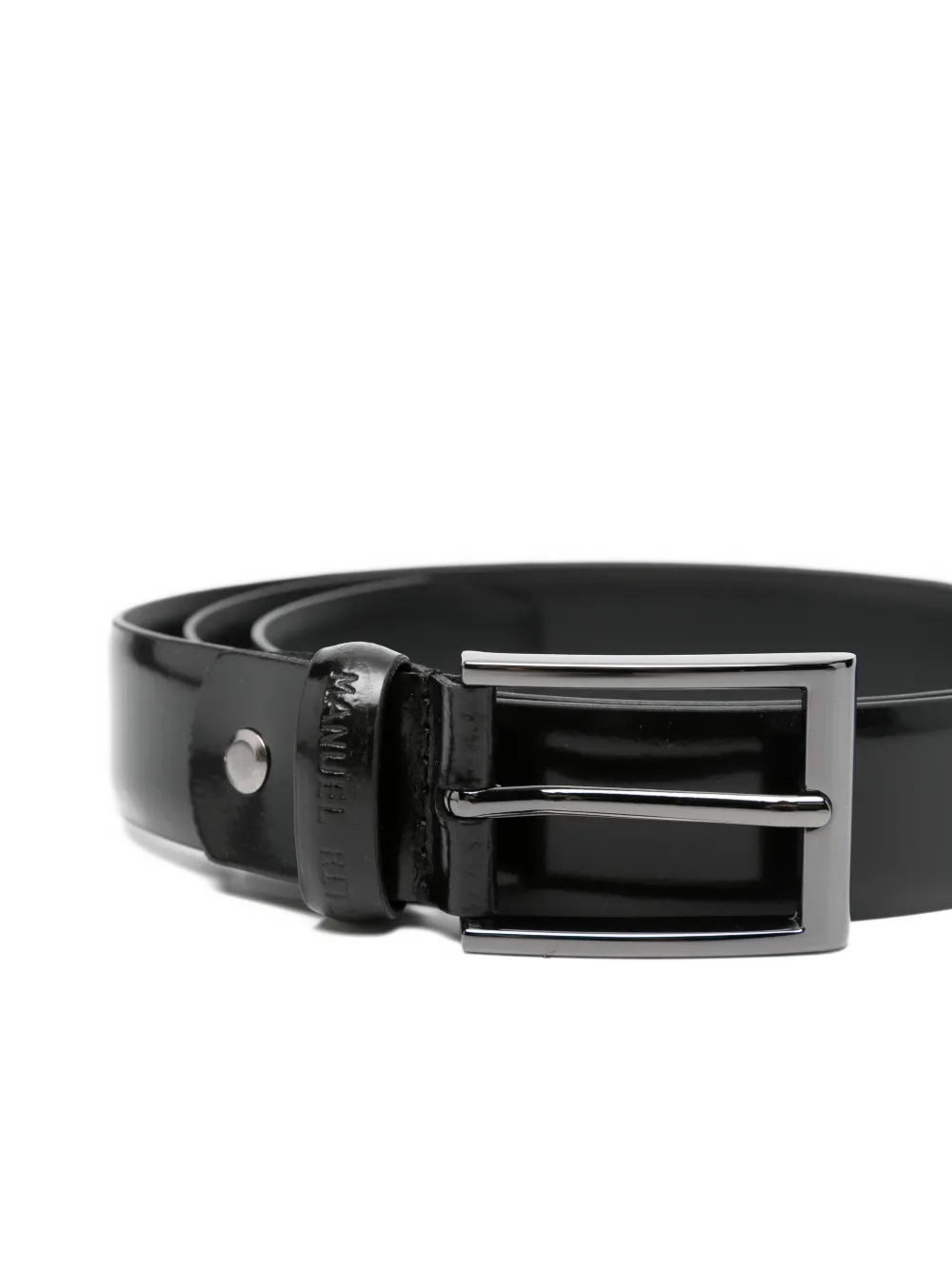  Manuel Ritz Textured Belt - Black 