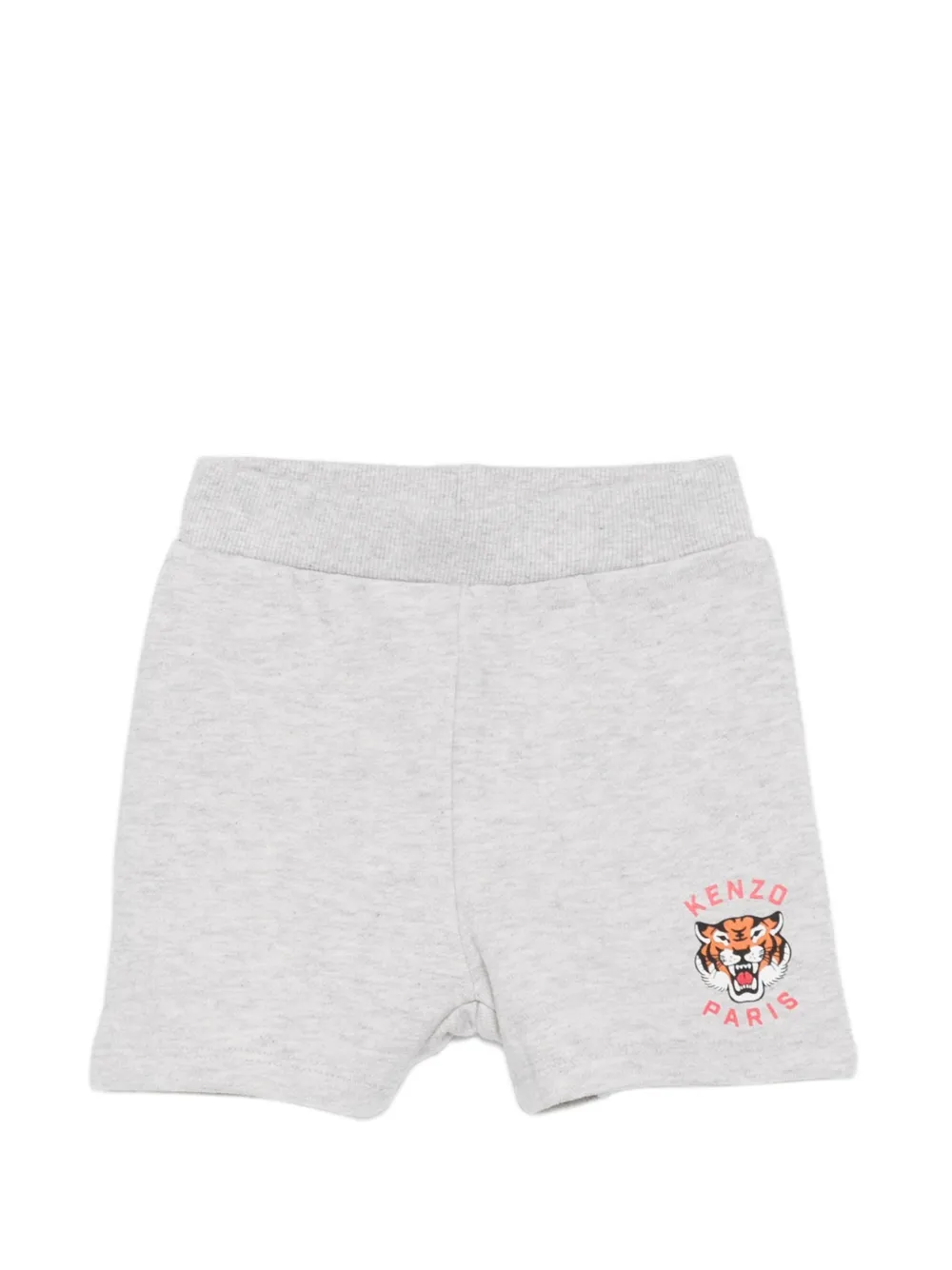 Kenzo Kids Shortsset met tijgerprint Grijs